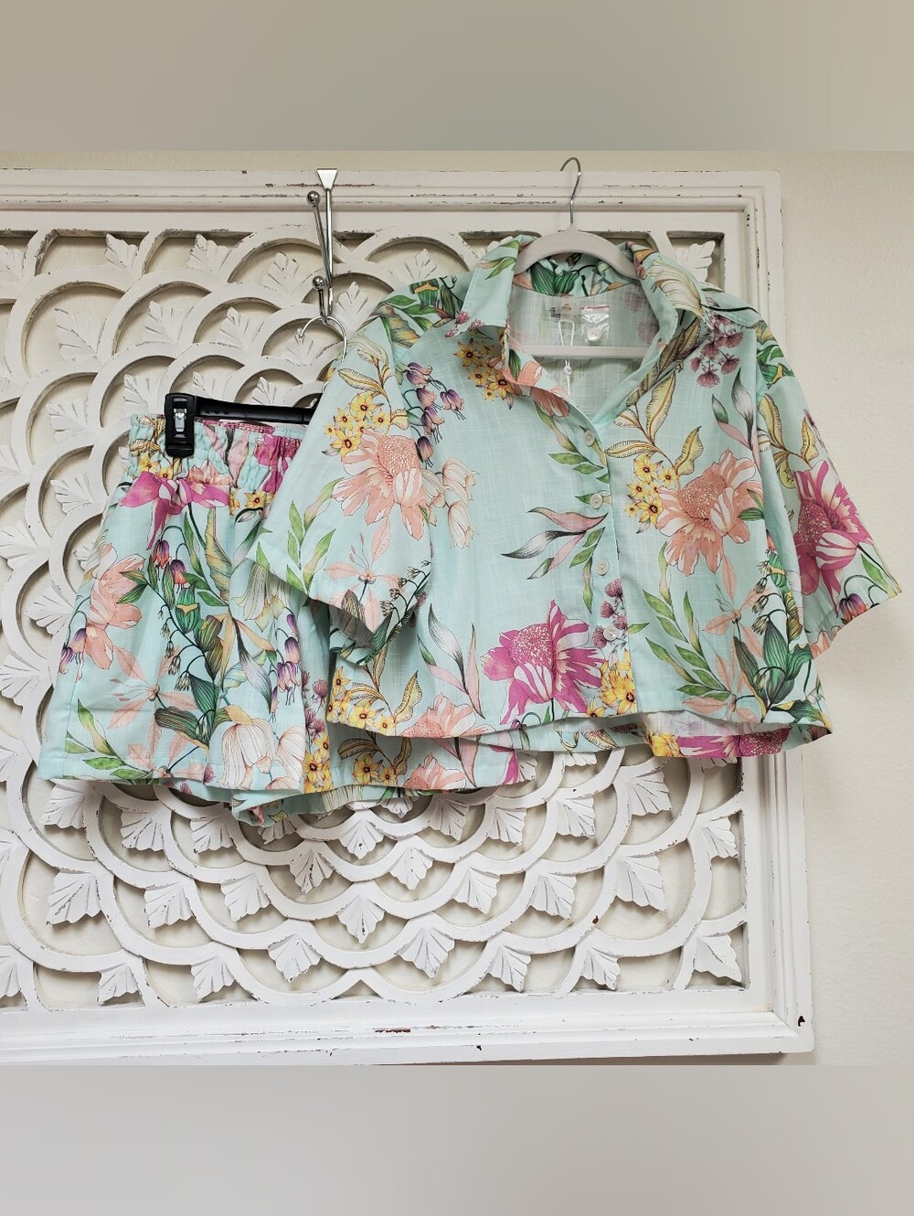 PQ Swim NWT Anthropologie Sold Out Shorts & Crop Top Set Size M/L